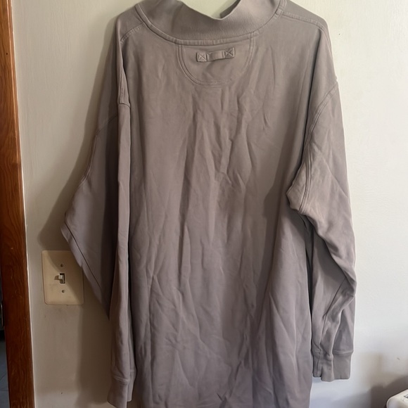 Duluth Trading Co Men’s 2XL Long Sleeve Polo shirt w pocket light brown Top - Picture 3 of 3